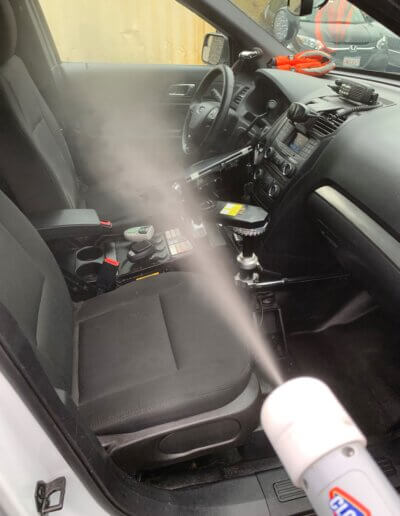 Disinfecting Car