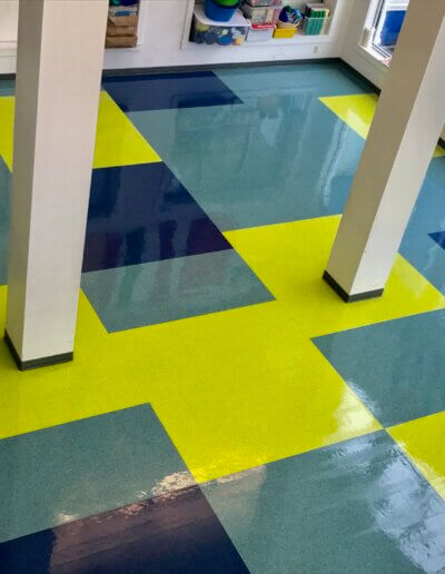 Vibrant Color Tile Sealing