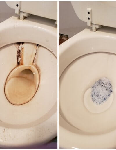 Toilet Rust and Hard Water Removal
