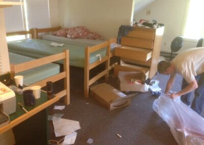 Dormitory turnover cleaning service