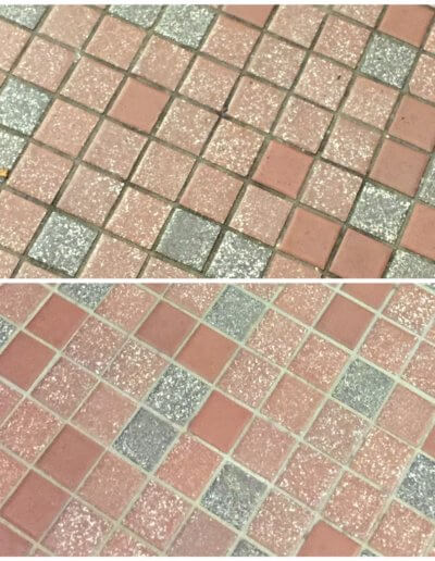 Commercial grout cleaning