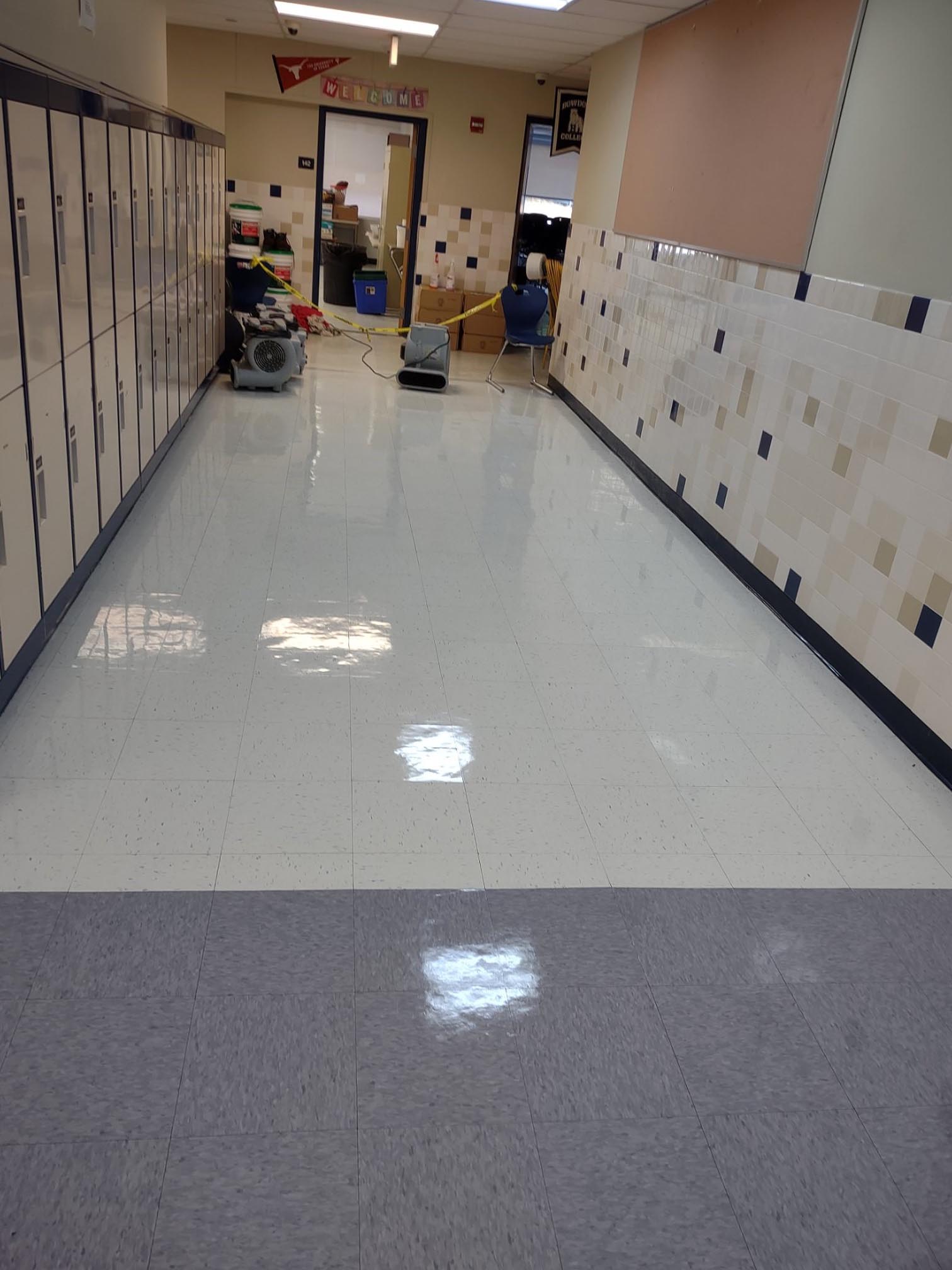 School building cleaning service