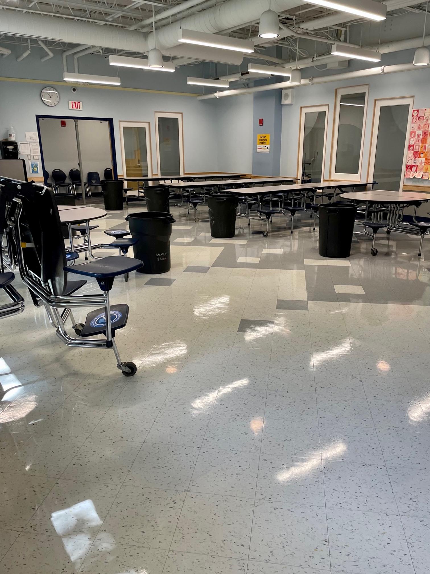 Cafeteria cleaning service in Massachusetts